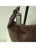 Coach 100% Leather Solid Brown Leather Hobo One size - photo 7