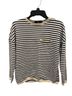 Lillusory Stripes Black White Tan Pullover Sweater Size XL - photo 2