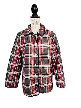 Coach Quilted Plaid Jacket (view 1)