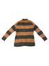 ALLSAINTS Stripes Black Red Orange Wool Cardigan Size XS - photo 2
