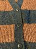 ALLSAINTS Stripes Black Red Orange Wool Cardigan Size XS - photo 4
