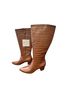 Naturalizer 100% Leather Animal Print Brown Boots Size 10 (wide) - photo 1