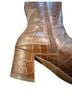 Naturalizer 100% Leather Animal Print Brown Boots Size 10 (wide) - photo 6