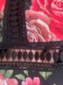 Disney Floral Black Pink Green Cocktail Dress Size XL - photo 3