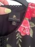 Disney Floral Black Pink Green Cocktail Dress Size XL - photo 2