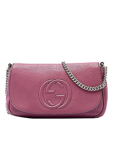Gucci Medium Calfskin Soho Chain Flap Crossbody (view 1)