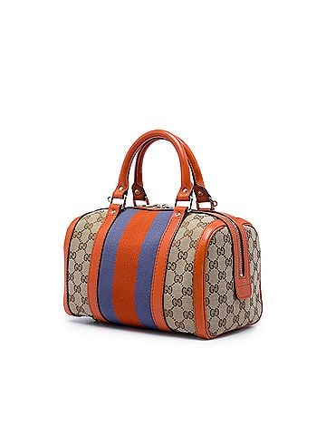 Gucci Small GG Canvas Web Joy Boston Bag (view 2)