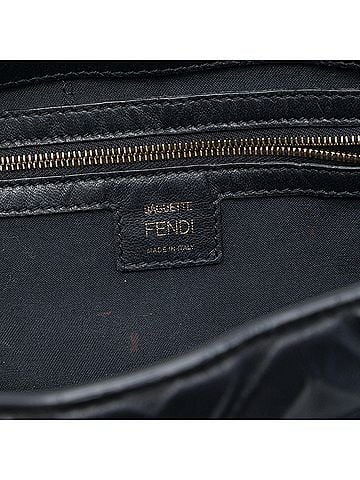 Fendi Zucca Embossed Leather Baguette Satchel (view 2)
