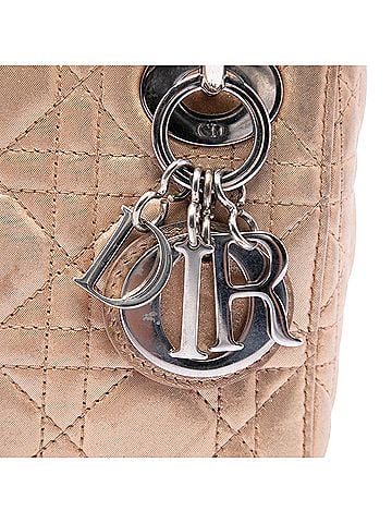 Dior Mini Metallic Lambskin Cannage Lady Dior (view 2)