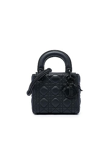 Dior Mini Ultra Matte Calfskin Cannage Lady Dior (view 1)