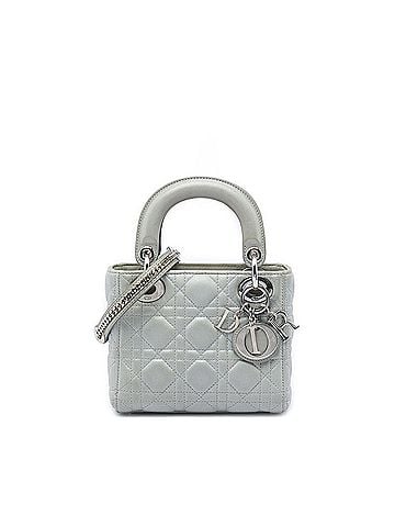 Dior Mini Iridescent Lambskin Cannage Lady Dior (view 1)