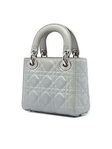 Dior Mini Iridescent Lambskin Cannage Lady Dior (view 2)