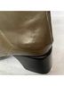 Gildan 100% Leather Solid Green Boots Size 6 1/2 - photo 12