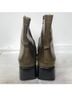 Gildan 100% Leather Solid Green Boots Size 6 1/2 - photo 6