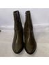 Gildan 100% Leather Solid Green Boots Size 6 1/2 - photo 8