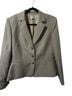 Tahari Plaid Gray Blazer Size 16 - photo 1