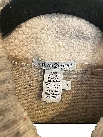 Carbon2Cobalt Wool Cardigan (view 2)