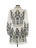 Saylor Floral White Black Cocktail Dress Size S - photo 2