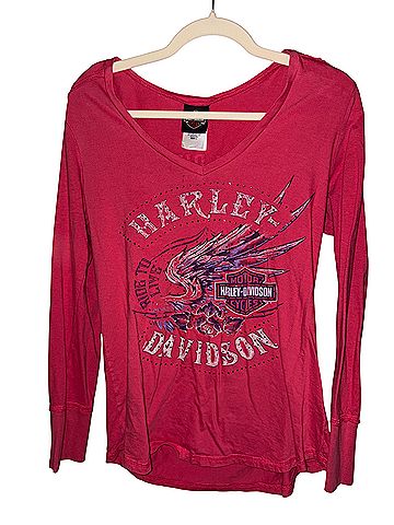 Harley Davidson Long Sleeve Blouse (view 1)