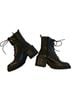Aqua 100% Leather Black Silver Boots Size 7 - photo 5
