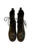 Aqua 100% Leather Black Silver Boots Size 7 - photo 2