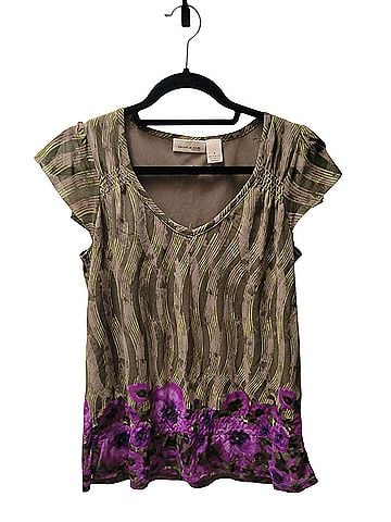 DKNY Jeans Short Sleeve Blouse (view 1)