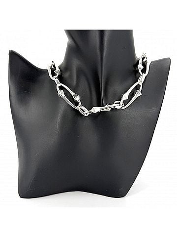 Gucci Gucci necklace for men, Chiodo accessory, jewelry, Intertwined, GUCCI, 925 sterling silver, approximately 88.0g (view 2)