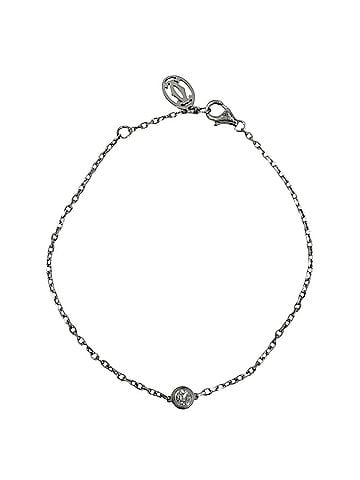 Cartier Cartier Damour Small Bracelet for Women, Single Diamond, Adjustable, Au750 18K White Gold, Approx. 2.3g (view 1)