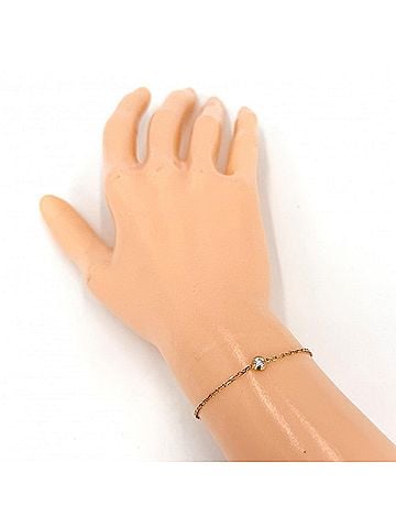 Cartier Cartier Damour Bracelet for Women, Single Diamond, Adjustable, Au750 18K Pink Gold, Approx. 2.2g (view 2)