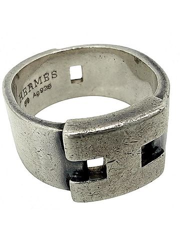 Hermès Hermes Hercules Ring for Men and Women, Vintage Style, Sterling Silver 925, Approx. 11.7g (view 1)