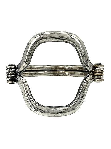 Hermès Hermes Bangle, Men's &amp; Women's Bracelet, Accessory, HERMES, Sterling Silver 925, Approx. 90.3g (view 1)