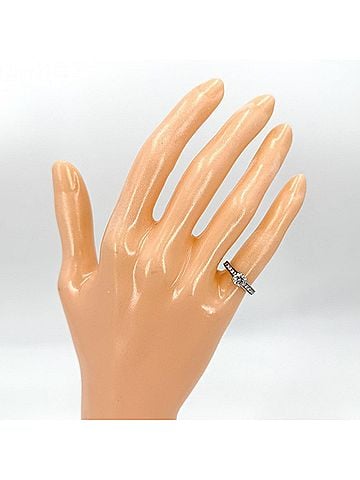 Cartier Cartier women's ring, 1895 solitaire half-eternity style, Pt950 platinum, 0.43ct diamonds, approximately 3.2g. (view 2)