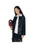 Commense Knot Button Faux Leather Jacket Jacket - photo 1
