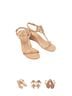 Tory Burch 100% Calf Leather Solid Tan Sandals Size 8 - photo 1