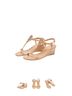 Tory Burch 100% Calf Leather Solid Tan Sandals Size 8 - photo 2