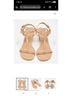 Tory Burch 100% Calf Leather Solid Tan Sandals Size 8 - photo 4
