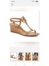 Tory Burch 100% Calf Leather Solid Tan Sandals Size 8 - photo 6