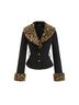 Cider Animal Print Black Jacket Size S - photo 2