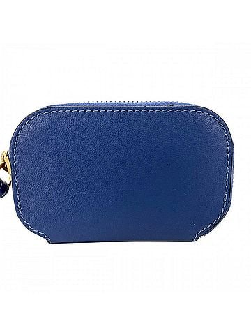Valentino Garavani Valentino Garavani shoulder bag for women, pouch, mini bag, pochette, small size, leather, blue, gold hardware. (view 2)