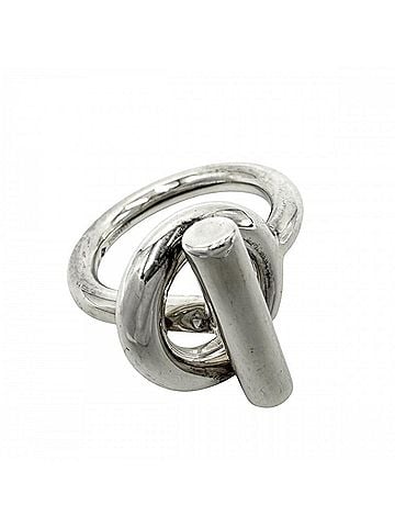 Hermès Hermes women's ring, Echappé MM jewelry, accessory, small item, HERMES, 925 sterling silver, approximately 9.0g (view 1)