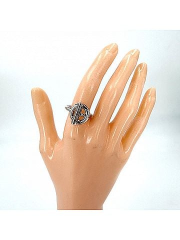 Hermès Hermes women's ring, Echappé MM jewelry, accessory, small item, HERMES, 925 sterling silver, approximately 9.0g (view 2)