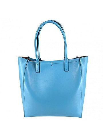 Valentino Garavani Valentino Garavani Tote Bag for Women, V-Logo Rocker, Shoulder Bag, Leather, Blue, Silver Hardware (view 2)