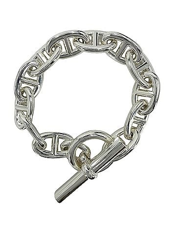 Hermès Hermes Chaine d'Ancre TGM bracelet for men, 12 links, sterling silver (925), approximately 107.7g. (view 1)