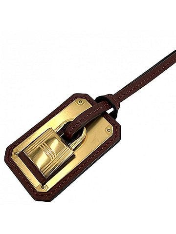 Hermès Hermes O'Kelly GM Pendant Necklace for Women, Long Necklace, Leather, Z Stamp, Brown Tone, Gold Hardware, 2021 Model (view 1)