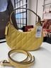 Coach 100% Leather Print Yellow Shoulder Bag One size - photo 4