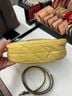 Coach 100% Leather Print Yellow Shoulder Bag One size - photo 5