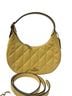 Coach 100% Leather Print Yellow Shoulder Bag One size - photo 1