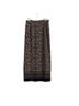 Emma James 100% Polyester Floral Black Tan Formal Skirt Size 8 - photo 2