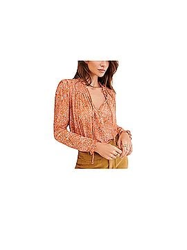 Free People Lela in Floral Combo Blouse (view 1)