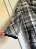 Cynthia Rowley Plaid Black White Jacket Size M - photo 4